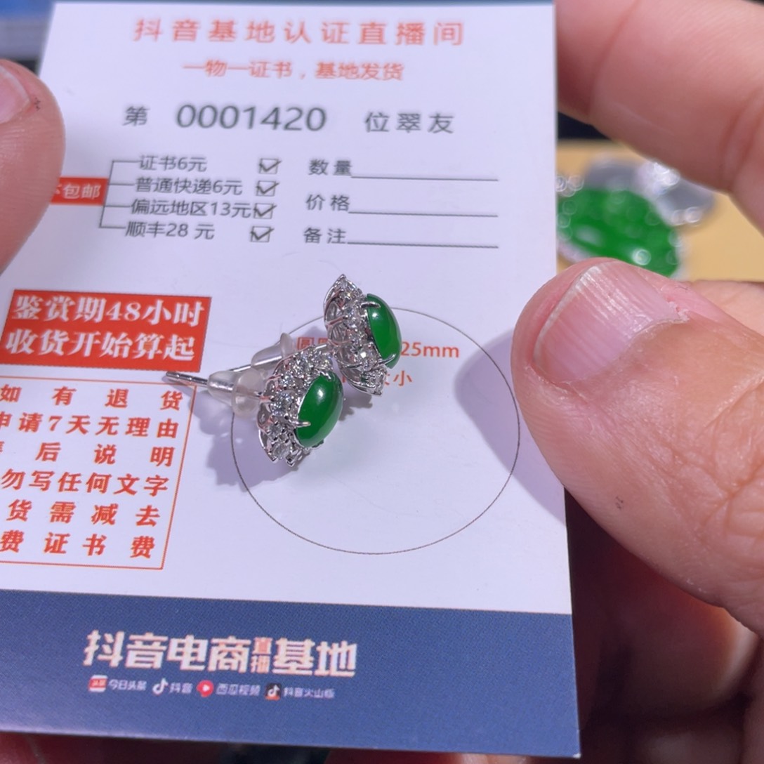 翡翠颈饰18K金镶嵌唐****雪翡翠