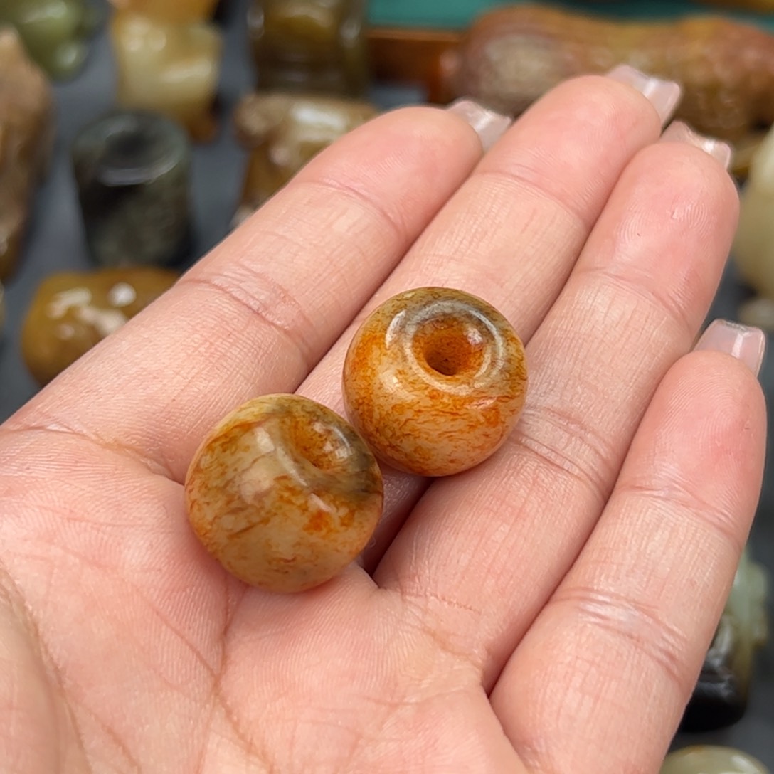 和田玉（糖玉）颈饰未镶嵌用****5