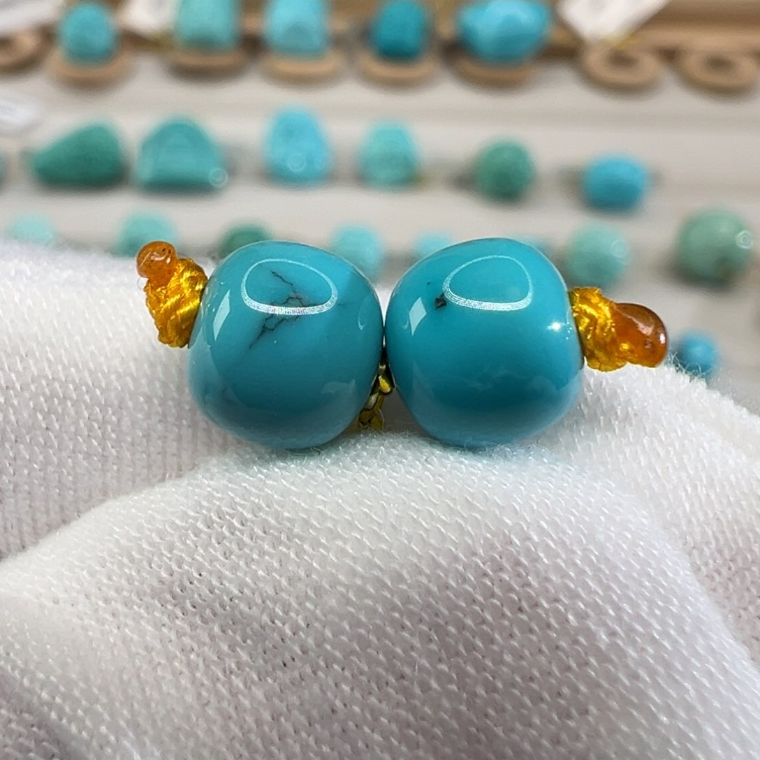 绿松石未镶嵌配饰随*