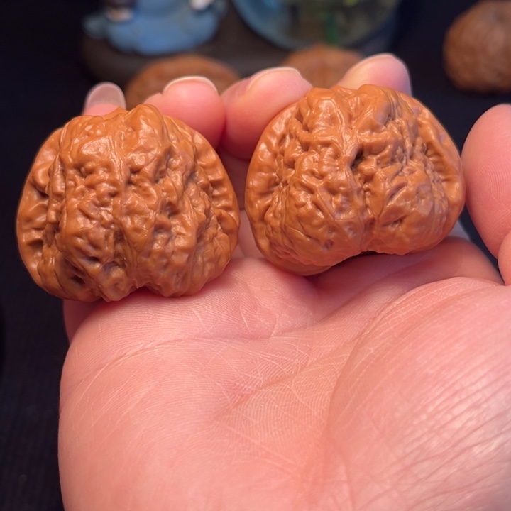 文玩核桃把件蛤蟆头38