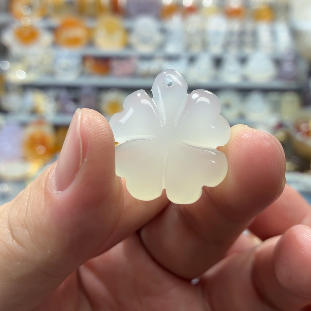 玛瑙/玉髓未镶嵌吊坠(不含链)