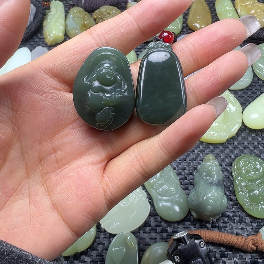 和田玉未镶嵌吊坠(不含链)福利漏，不退不换