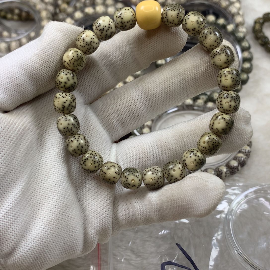 星月菩提手串7号青花瓷加配饰10×9