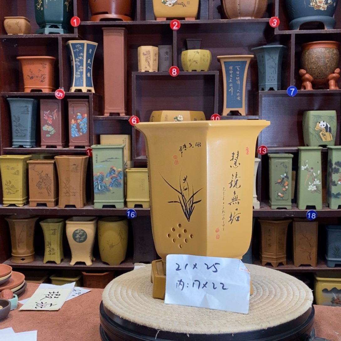 紫砂花盆紫砂花盆