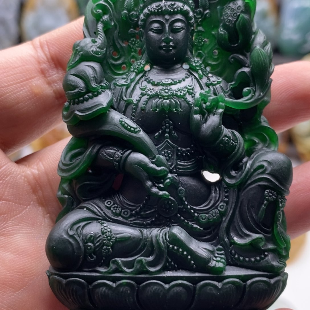 定制翡翠未镶嵌S**n普选