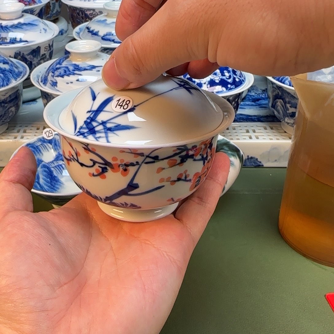 彦祖纯手工手绘茶具148
