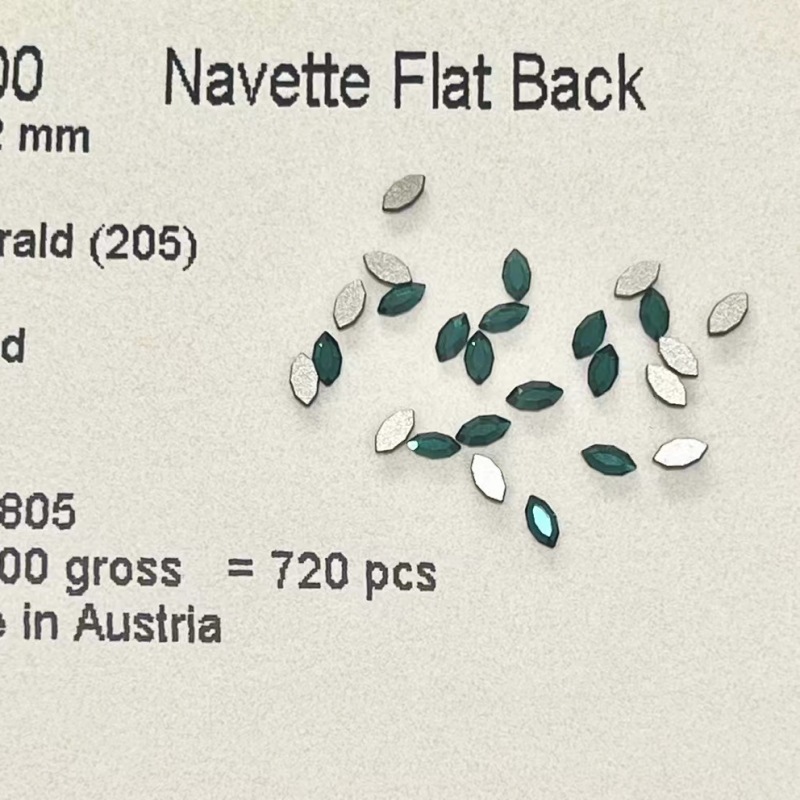  正品奥地利施华洛平底异形马眼形2200/2201超闪亮高品质美甲钻