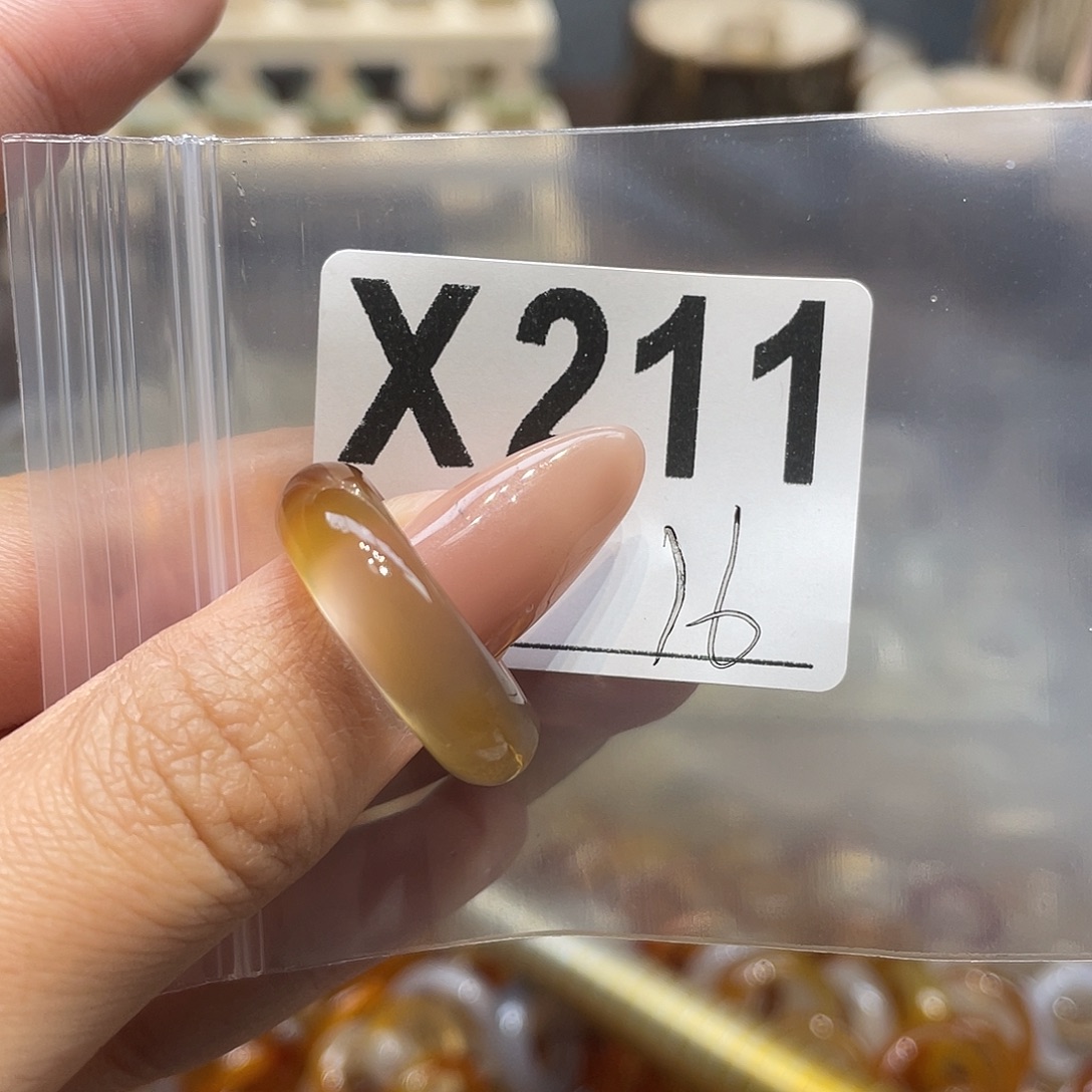 玛瑙/玉髓未镶嵌戒指211