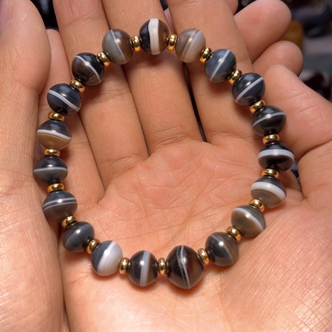 玛瑙/玉髓单珠未镶嵌