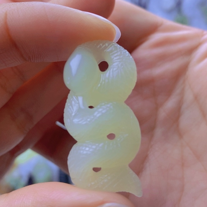 和田玉颈饰未镶嵌