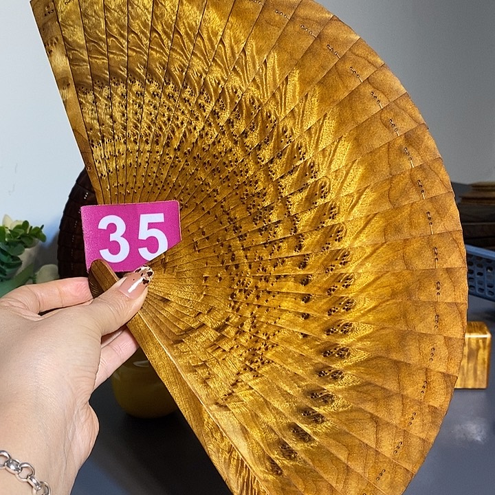 虎***马金丝楠金丝楠木扇子