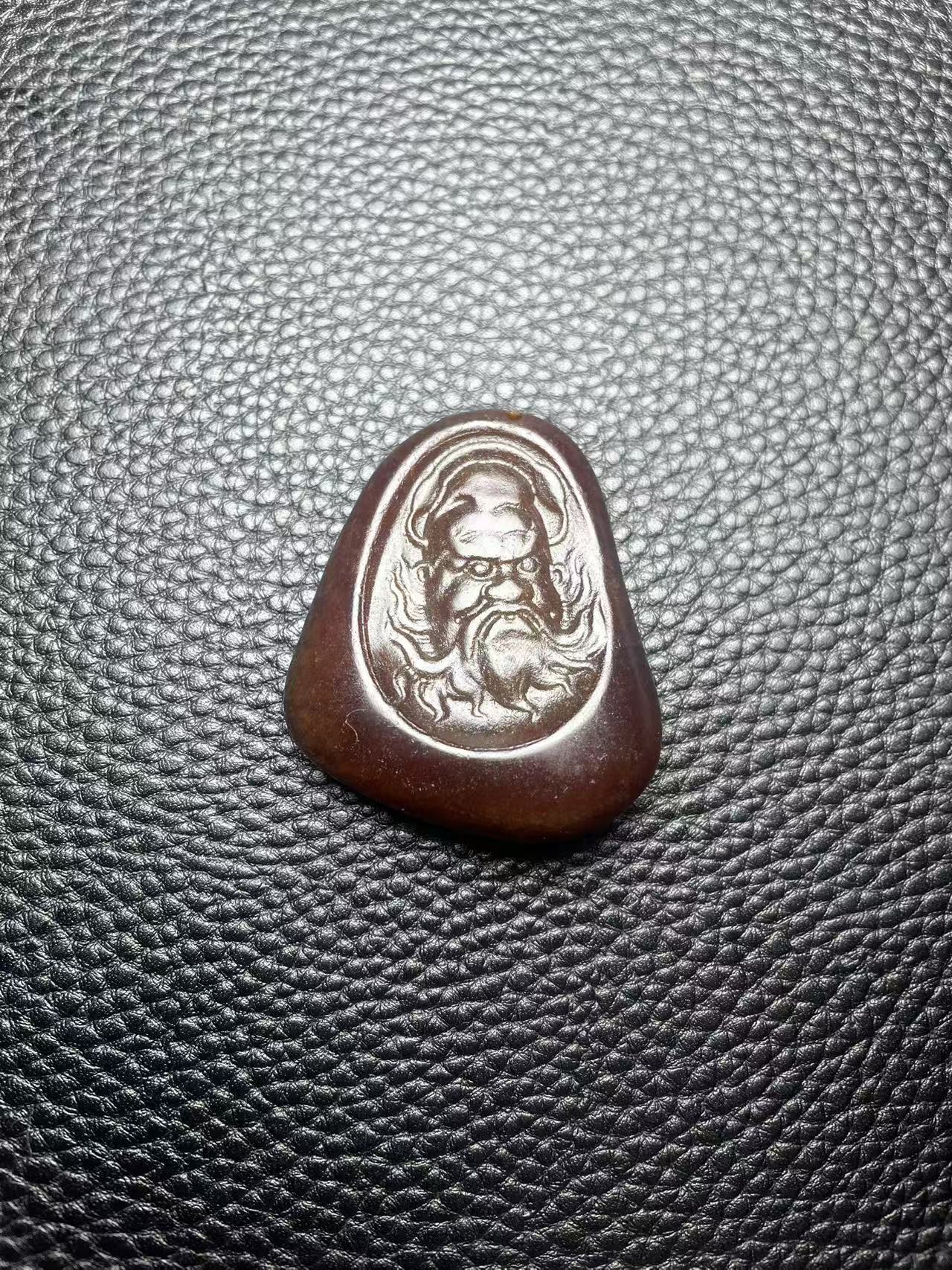 和田玉红沁精品吊坠