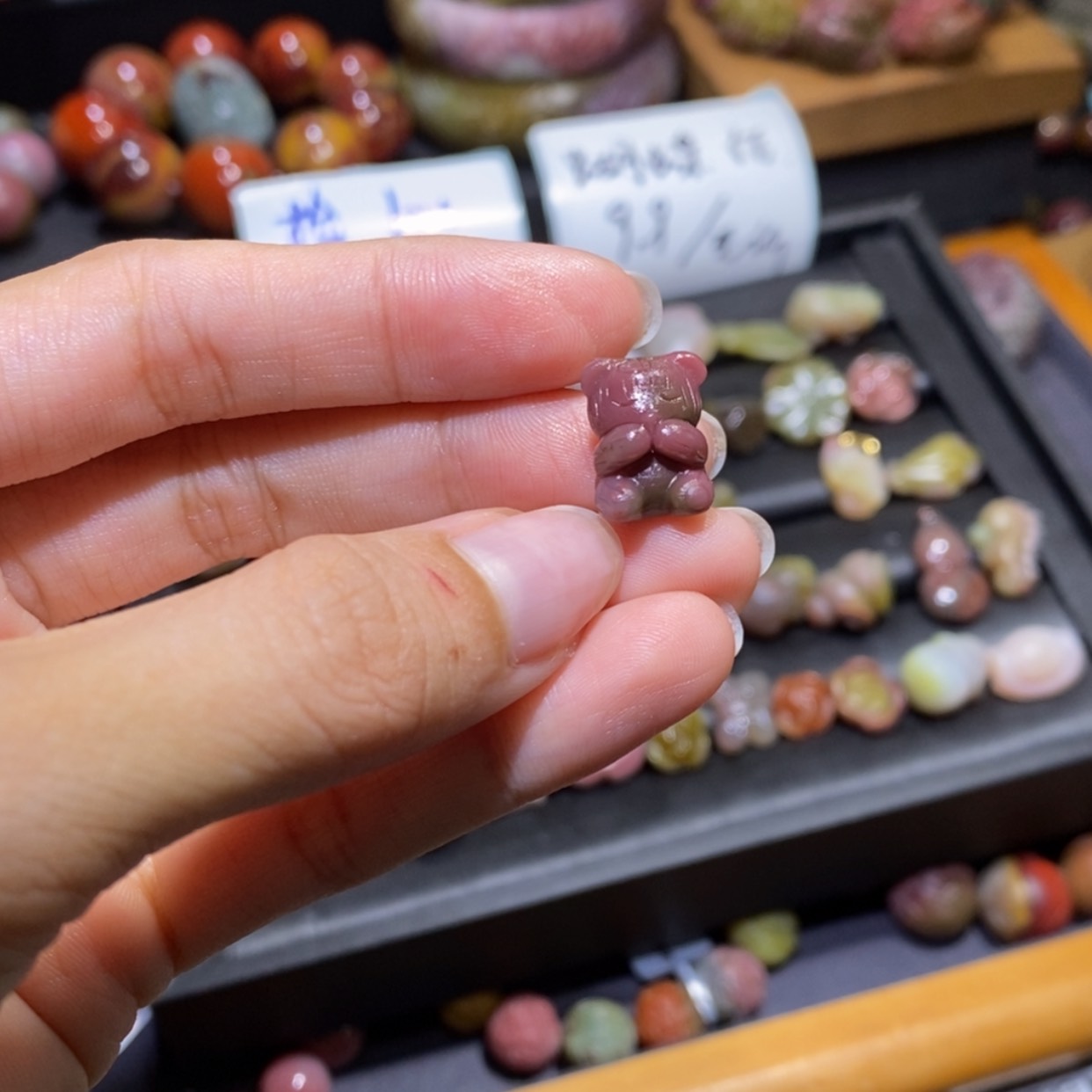 【闪购商品】未镶嵌手链玛瑙/玉髓小熊