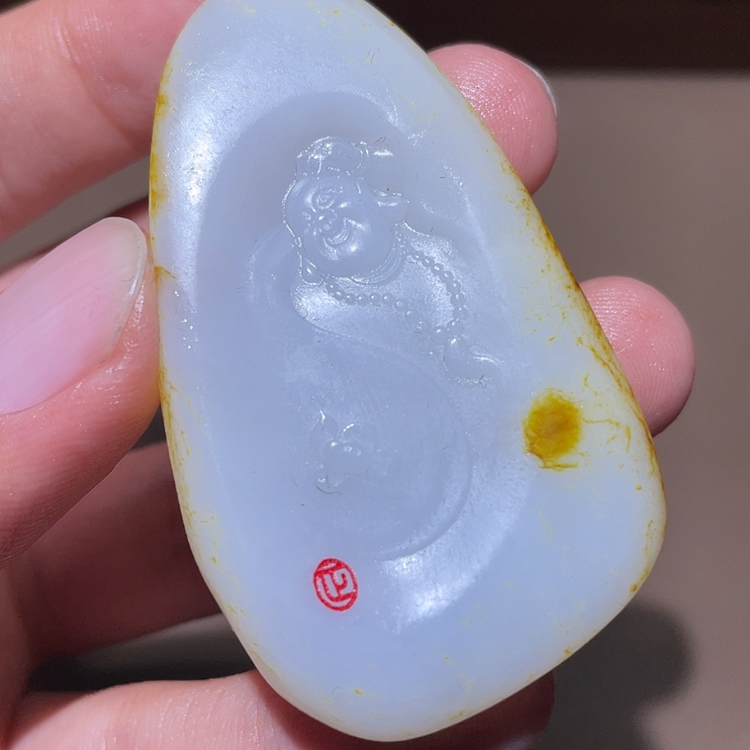 和田玉颈饰未镶嵌Y