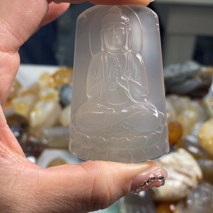 玛瑙/玉髓吊坠(不含链)未镶嵌