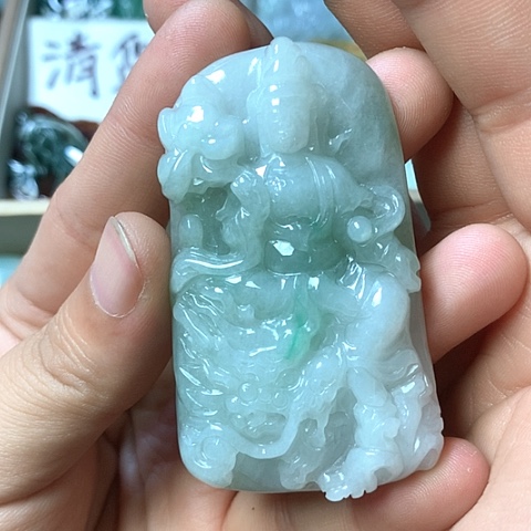 翡翠未镶嵌颈饰天然缅甸翡翠a货