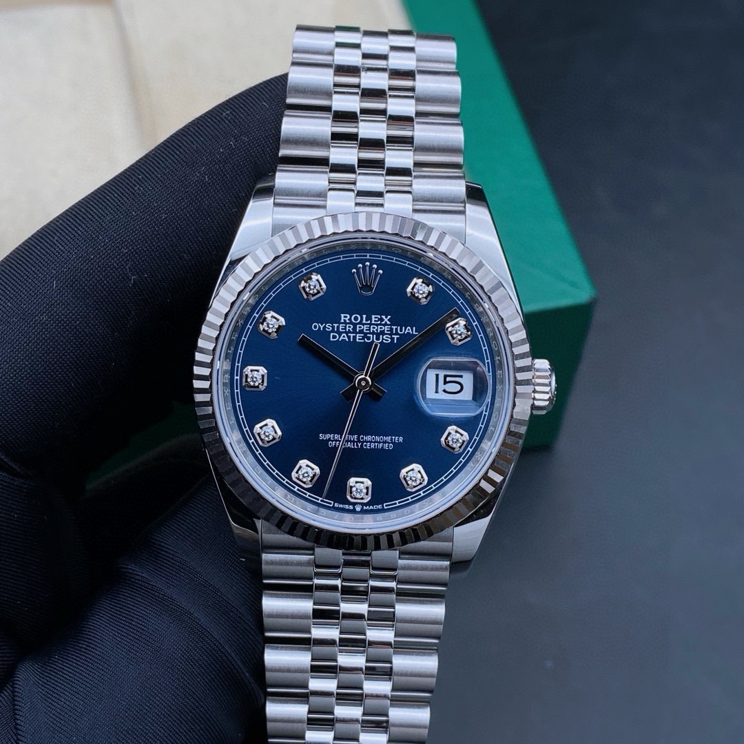 99新 Rolex/劳力士 日志126234男表/自动机械/表径36/23年全套
