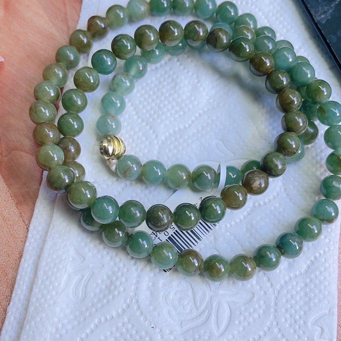 定制翡翠未镶嵌珠串