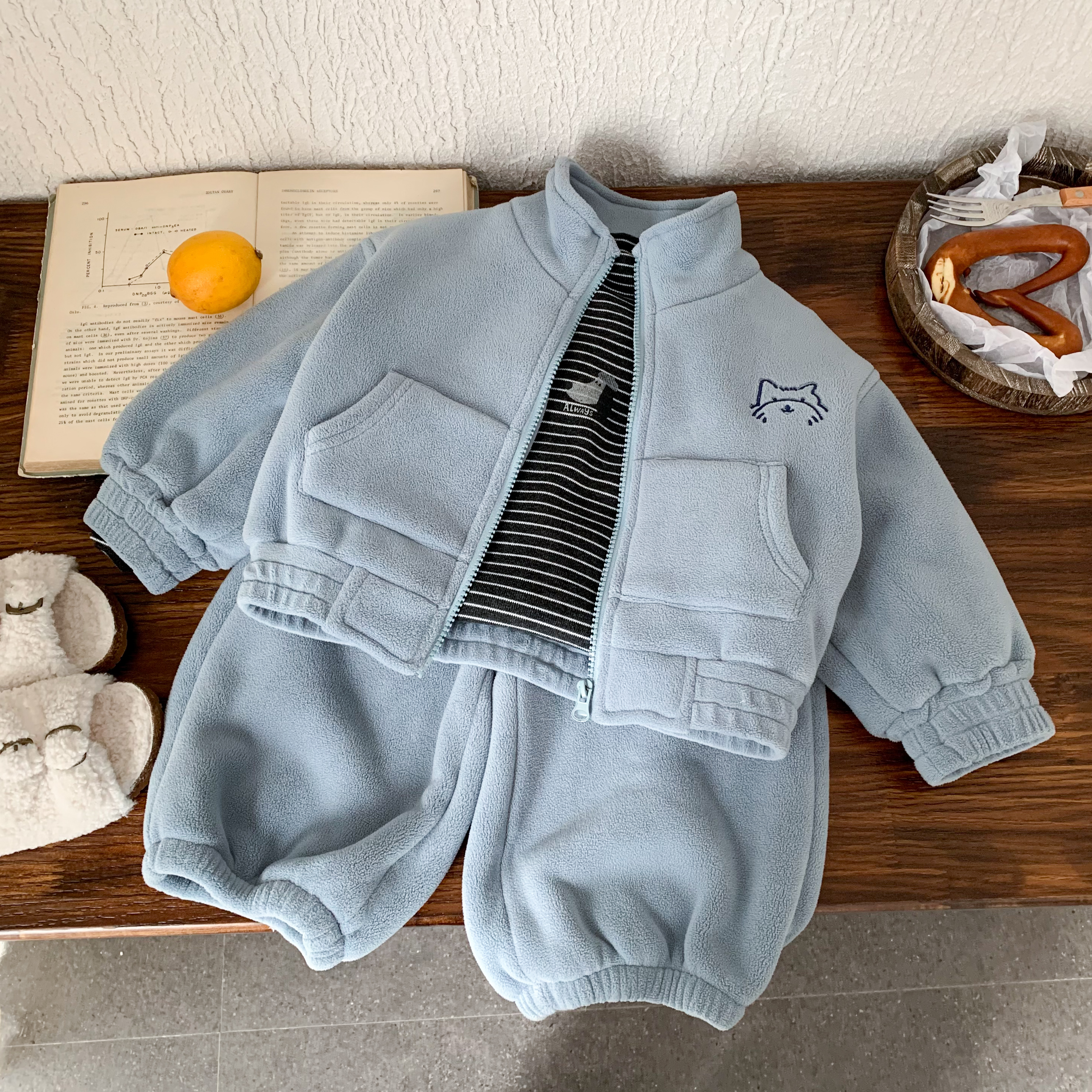 【D100-哈密瓜】童装男童冬款新款中小童套装裤子外套单件版套装