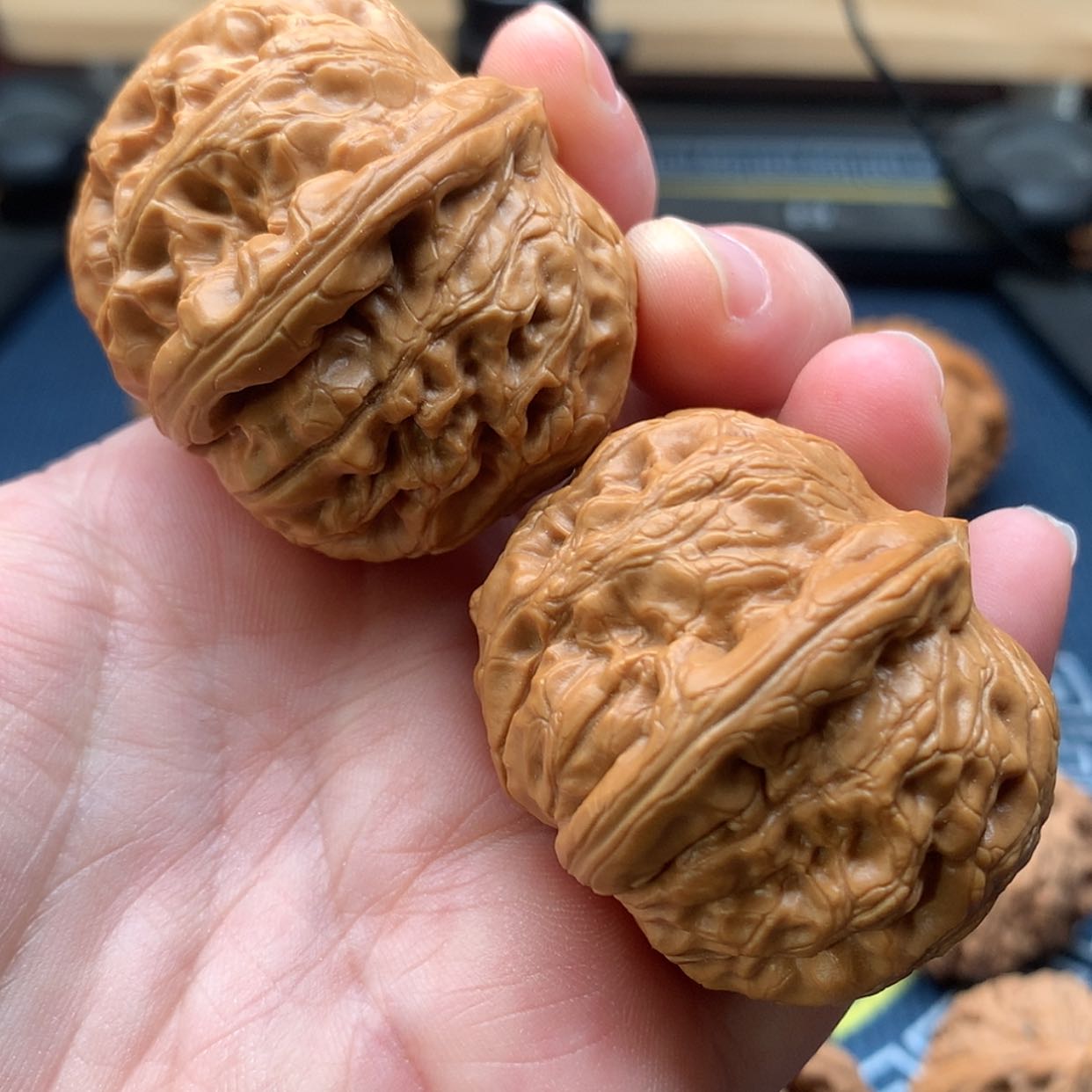 【闪购商品】文玩核桃把件元宝42