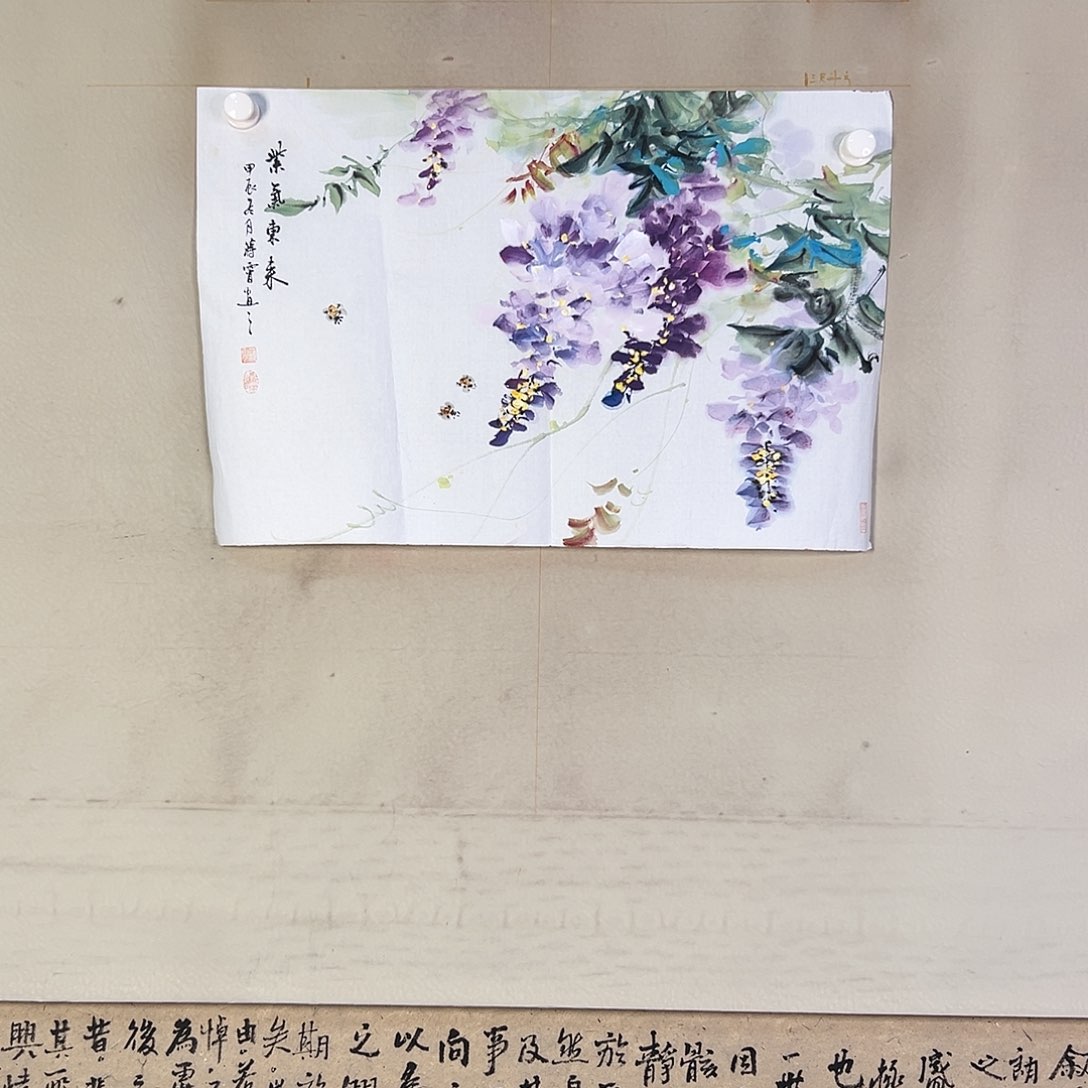 国画194 花鸟在此鸣叫时还要一