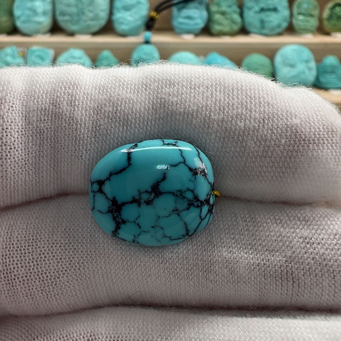 未镶嵌绿松石随形13.5mm