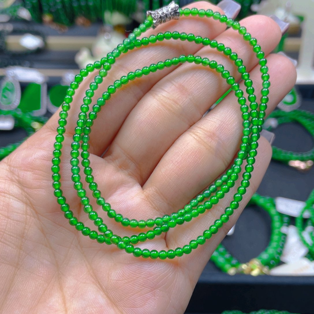 颈饰未镶嵌翡翠项链2.5