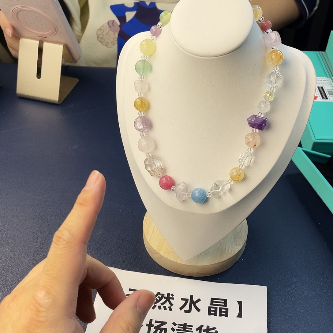 水晶手链银S925镶嵌