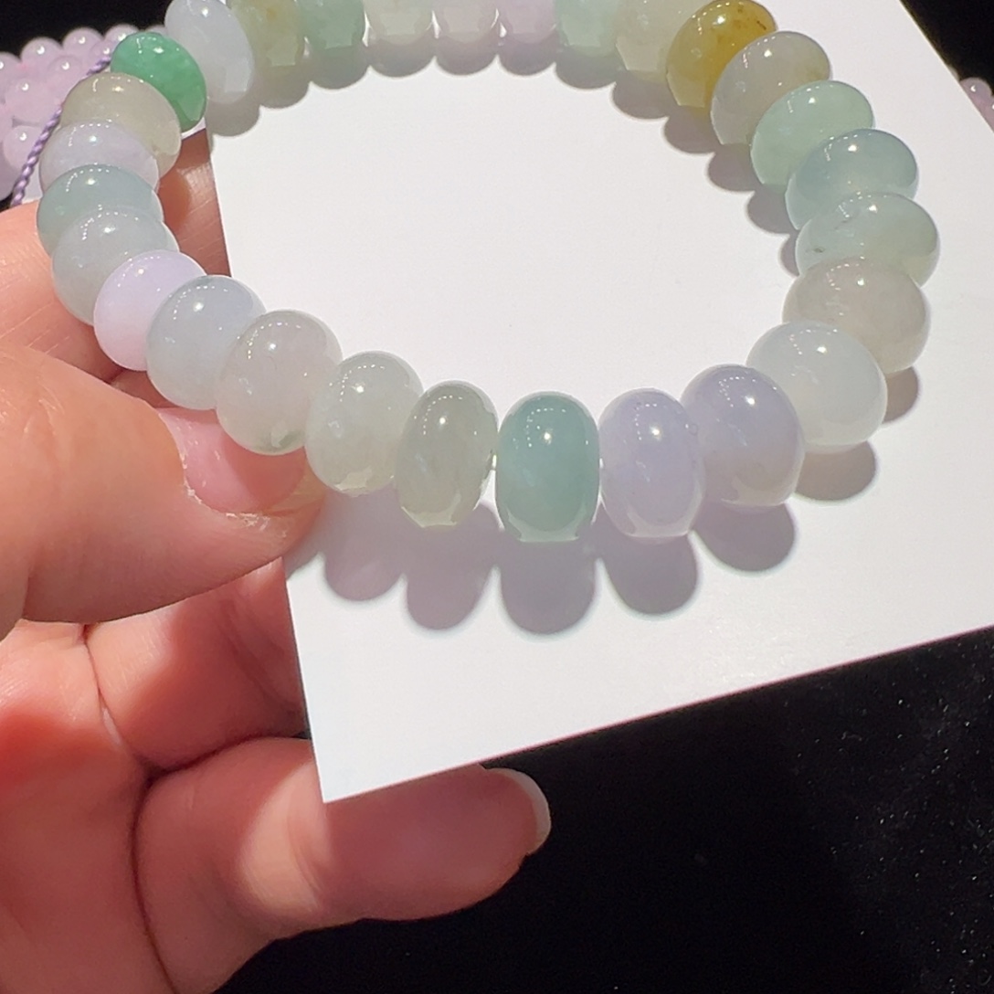 翡翠未镶嵌颈饰手串