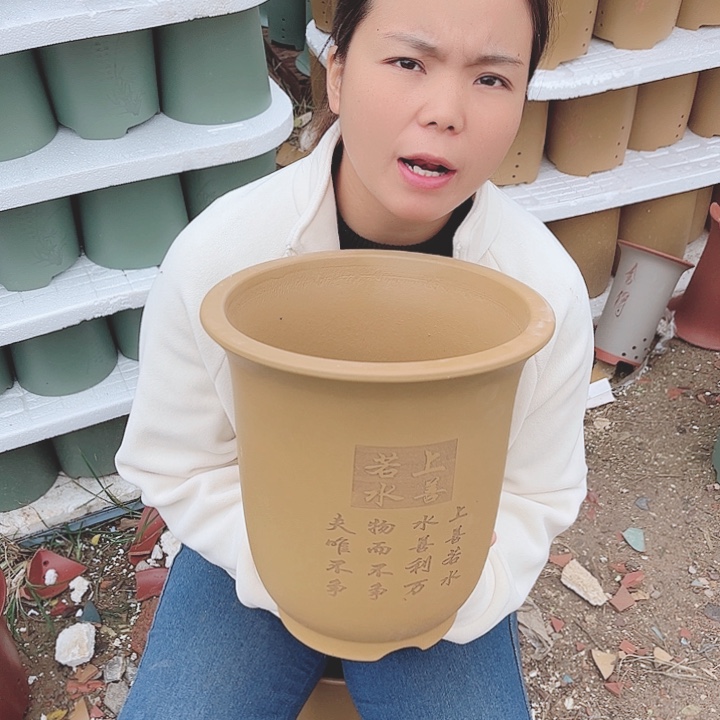 紫砂花盆宜兴紫砂精品花盆 