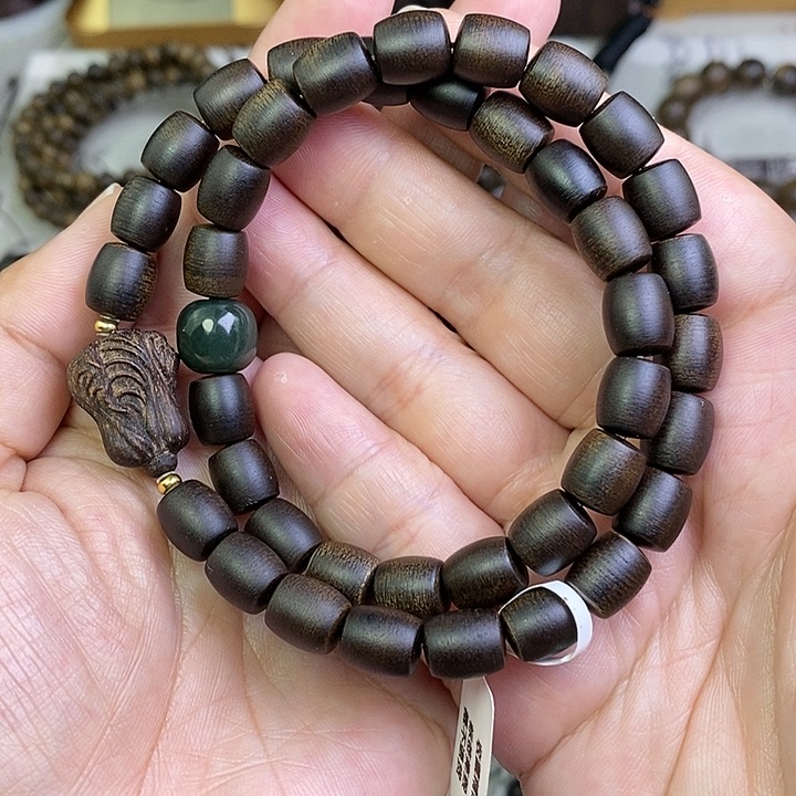 手串沉香浩***…越南芽庄白棋楠玉化沉水