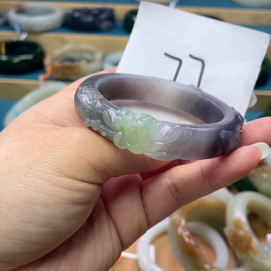 未镶嵌手镯和田玉圈口53