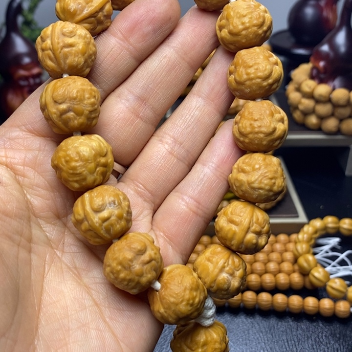 猴头核桃手串猴头猴脑