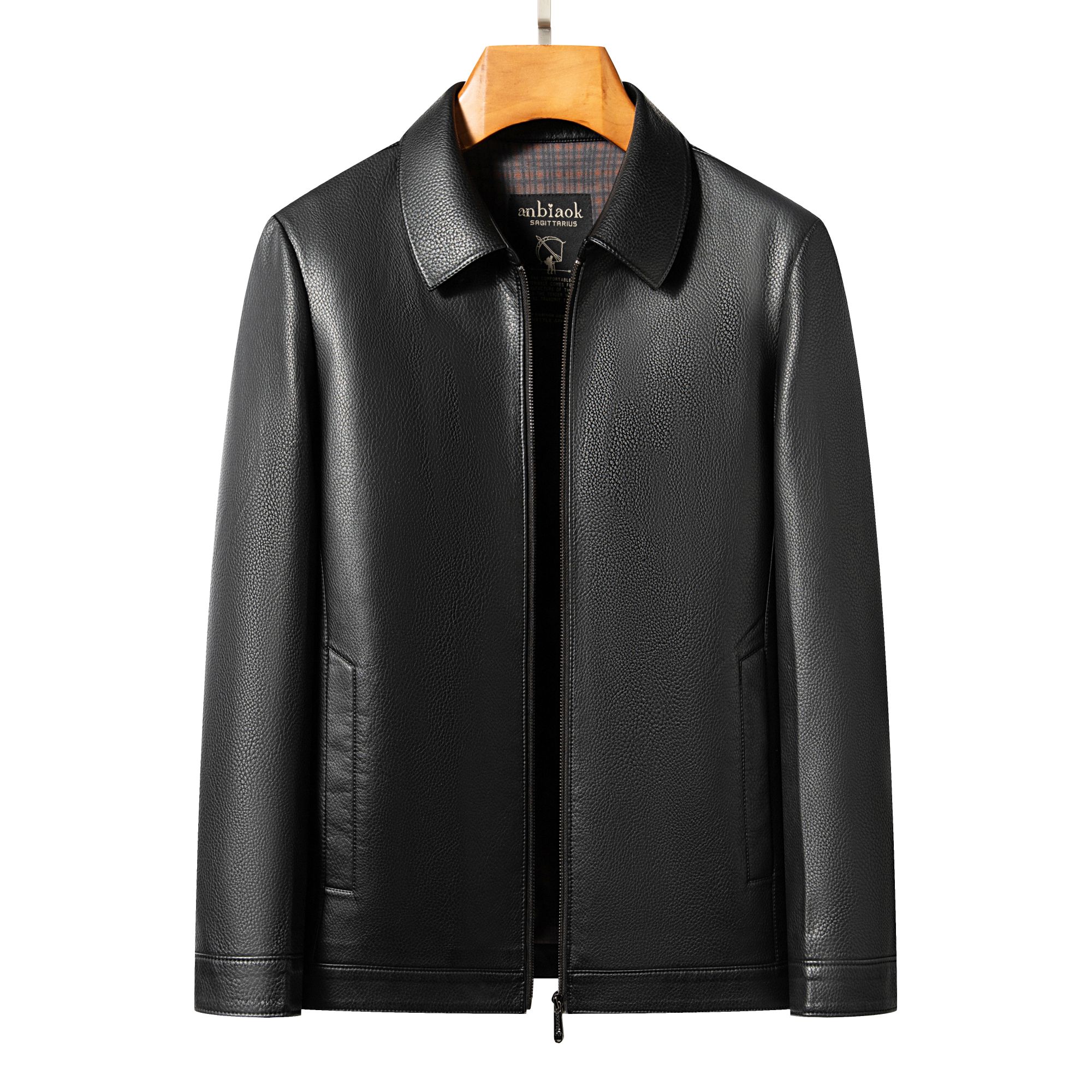 【男装皮衣】】2025男士秋冬时尚经典大气款休闲皮夹克上衣外套C37