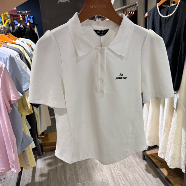 麦寻女装夏季Polo短袖TXSDS07B