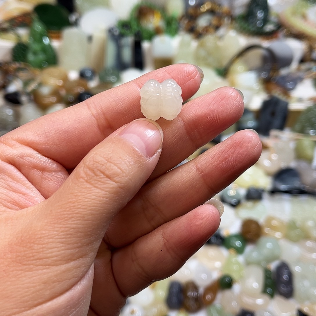 (***~和田玉未镶嵌吊坠(不含链)