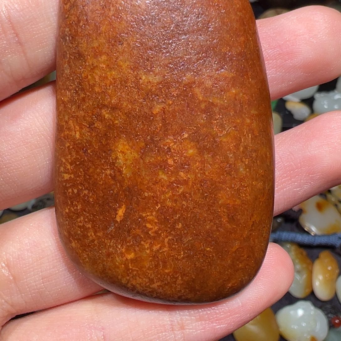 和田玉把件未镶嵌老*