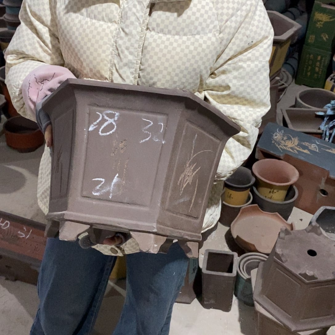 紫砂花盆紫砂花盆