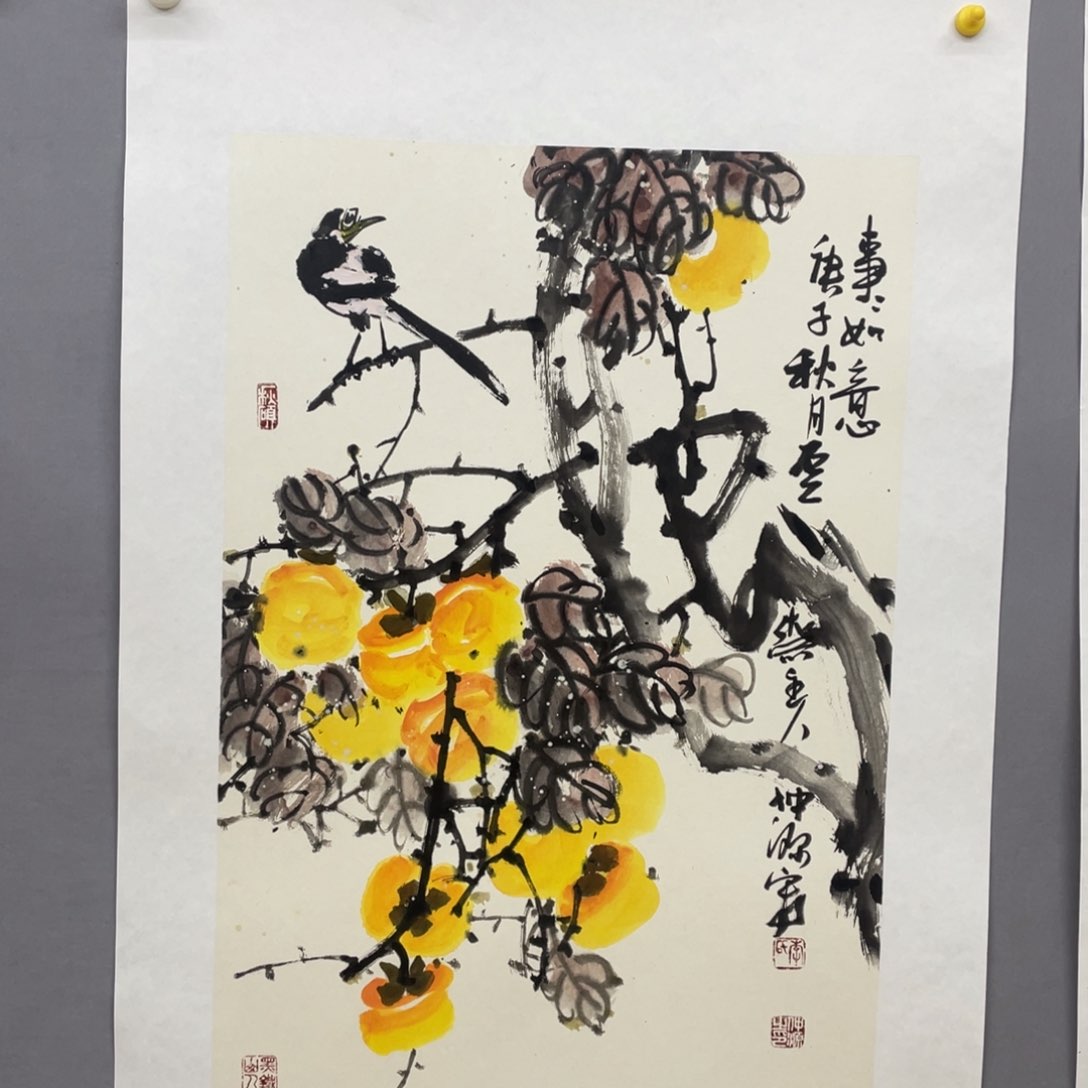 国画艺术家真人手绘