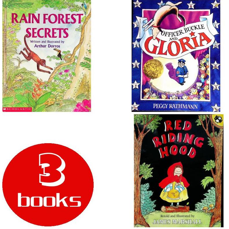 英文原版绘本3本93250729037