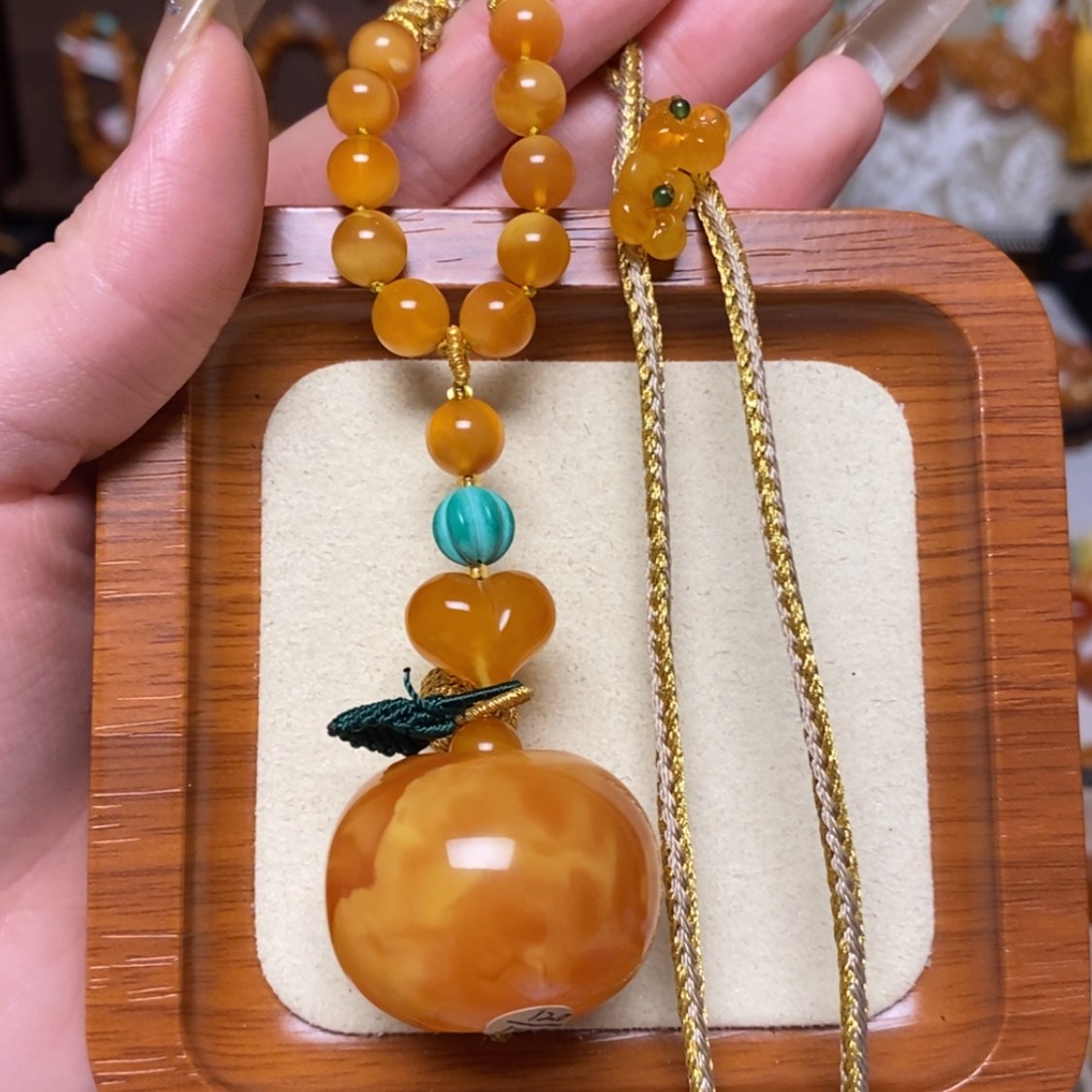 【闪购商品】蜜蜡颈饰未镶嵌项链