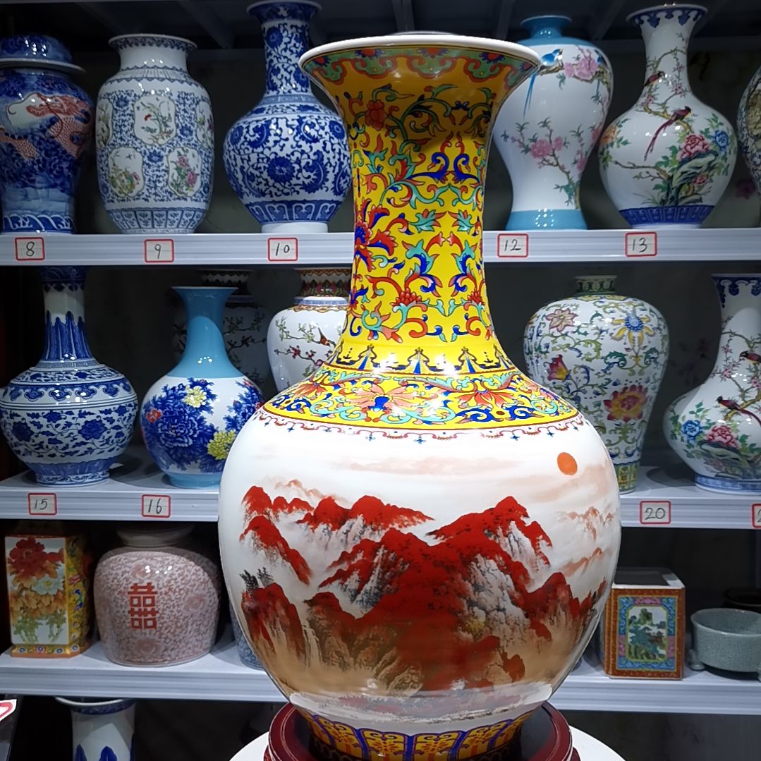 瓶景德镇陶瓷花瓶摆件