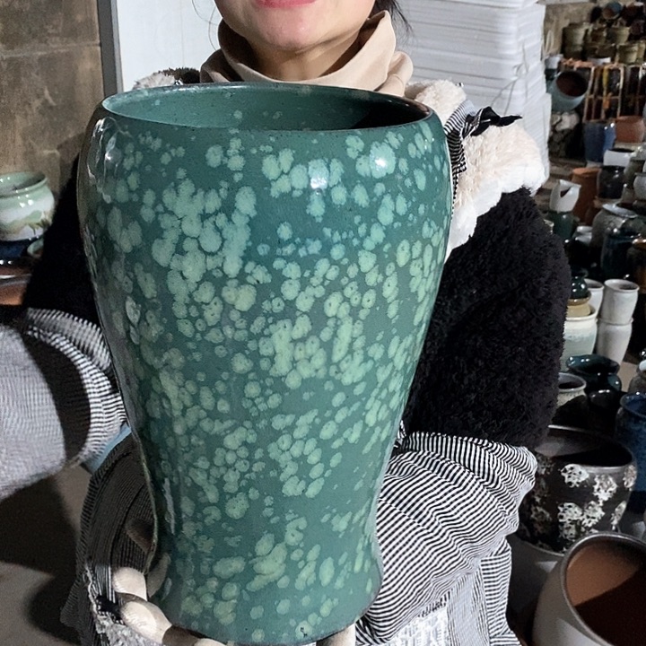 紫砂花盆正品口18高32