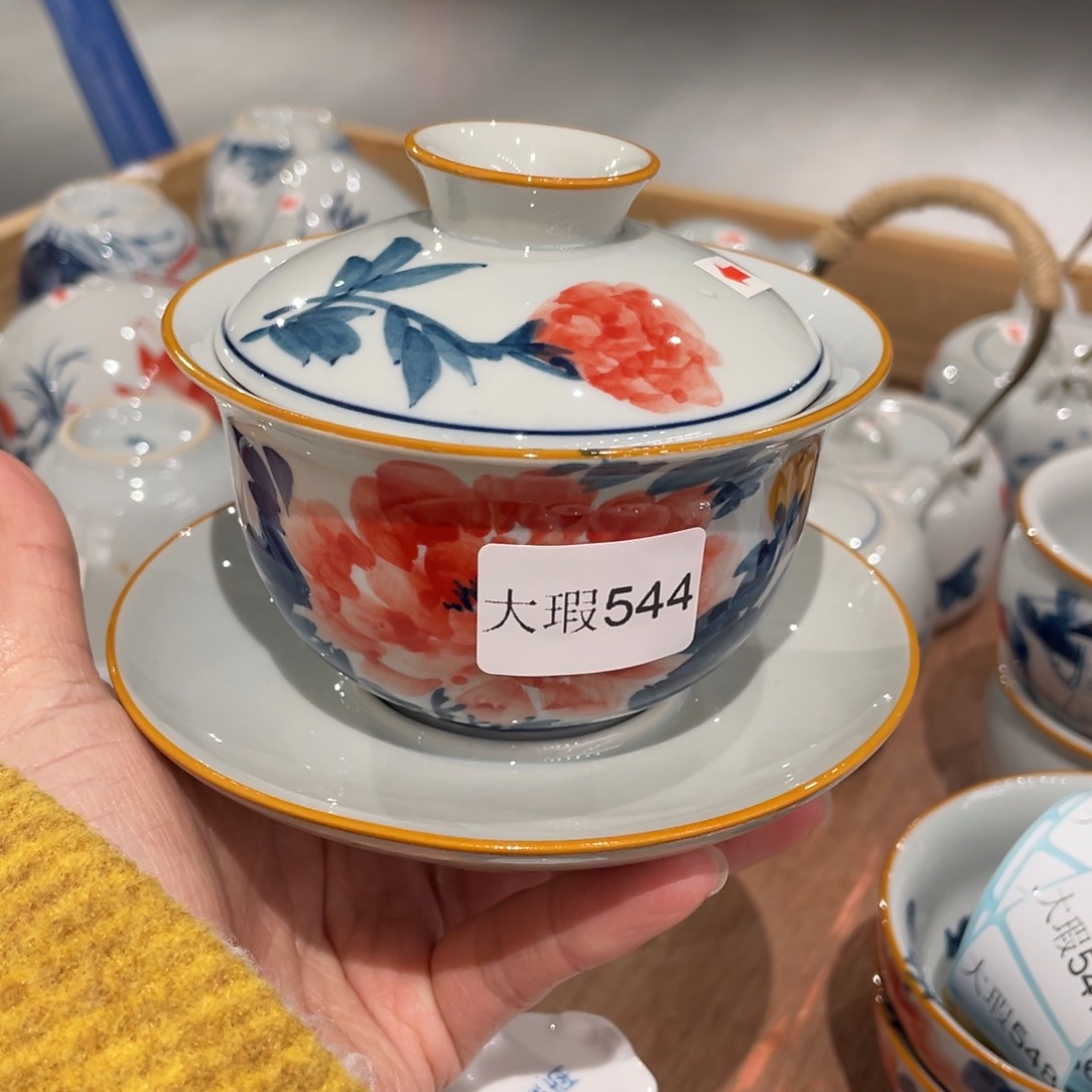 有瑕釉下彩纯手绘