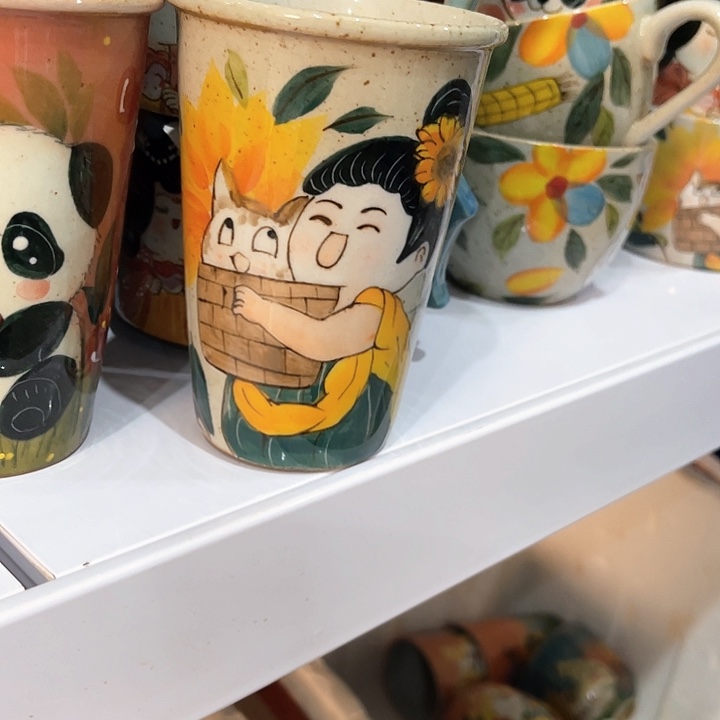 陶景德镇釉下手绘陶瓷 