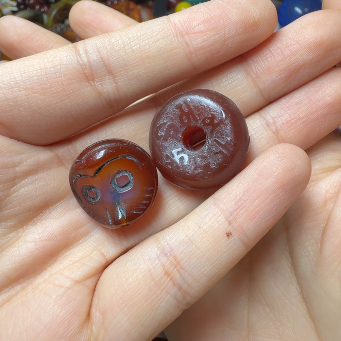 锦***鲤玛瑙/玉髓未镶嵌满30包邮