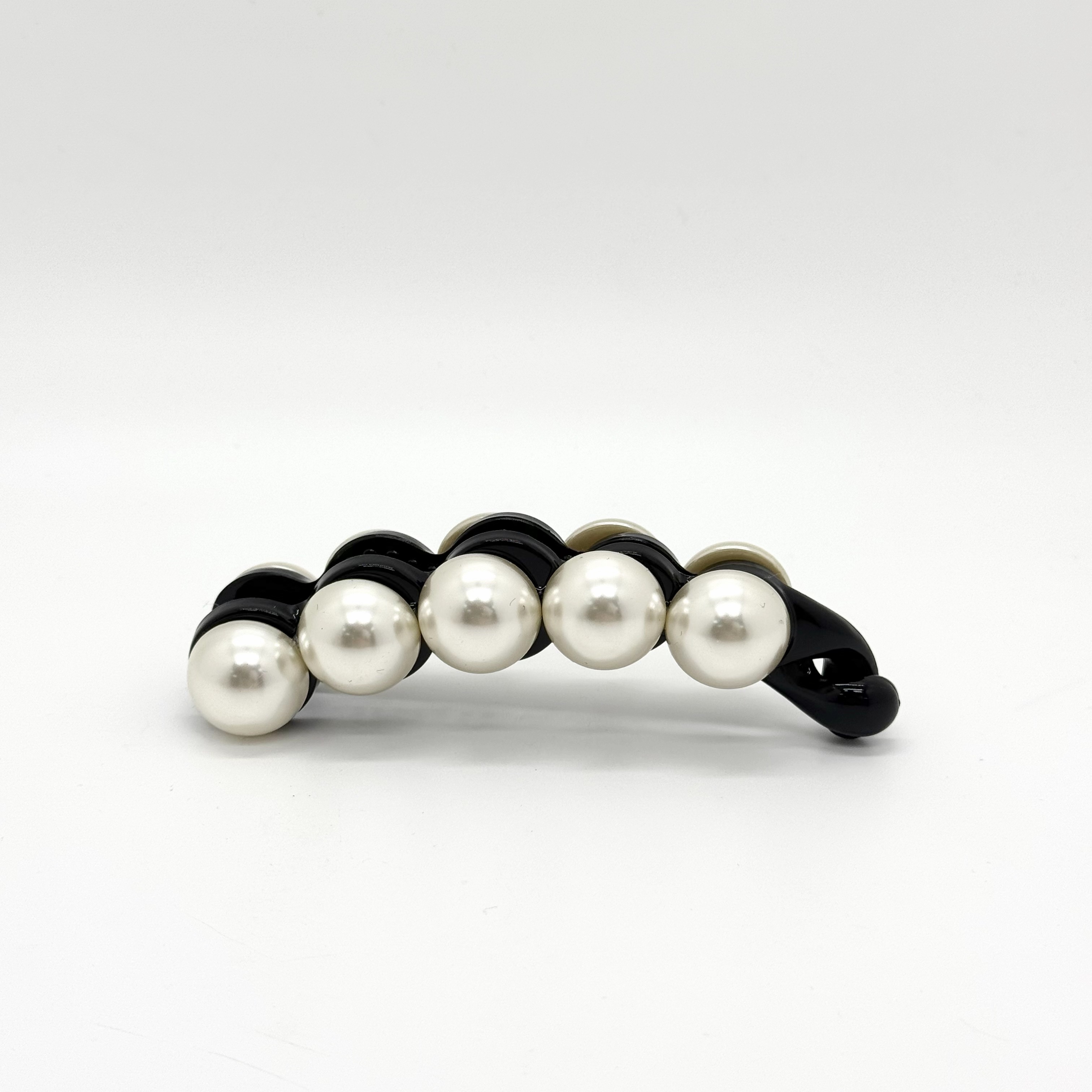 GREBUTY 6360 简约百搭珠珠10cm香蕉夹