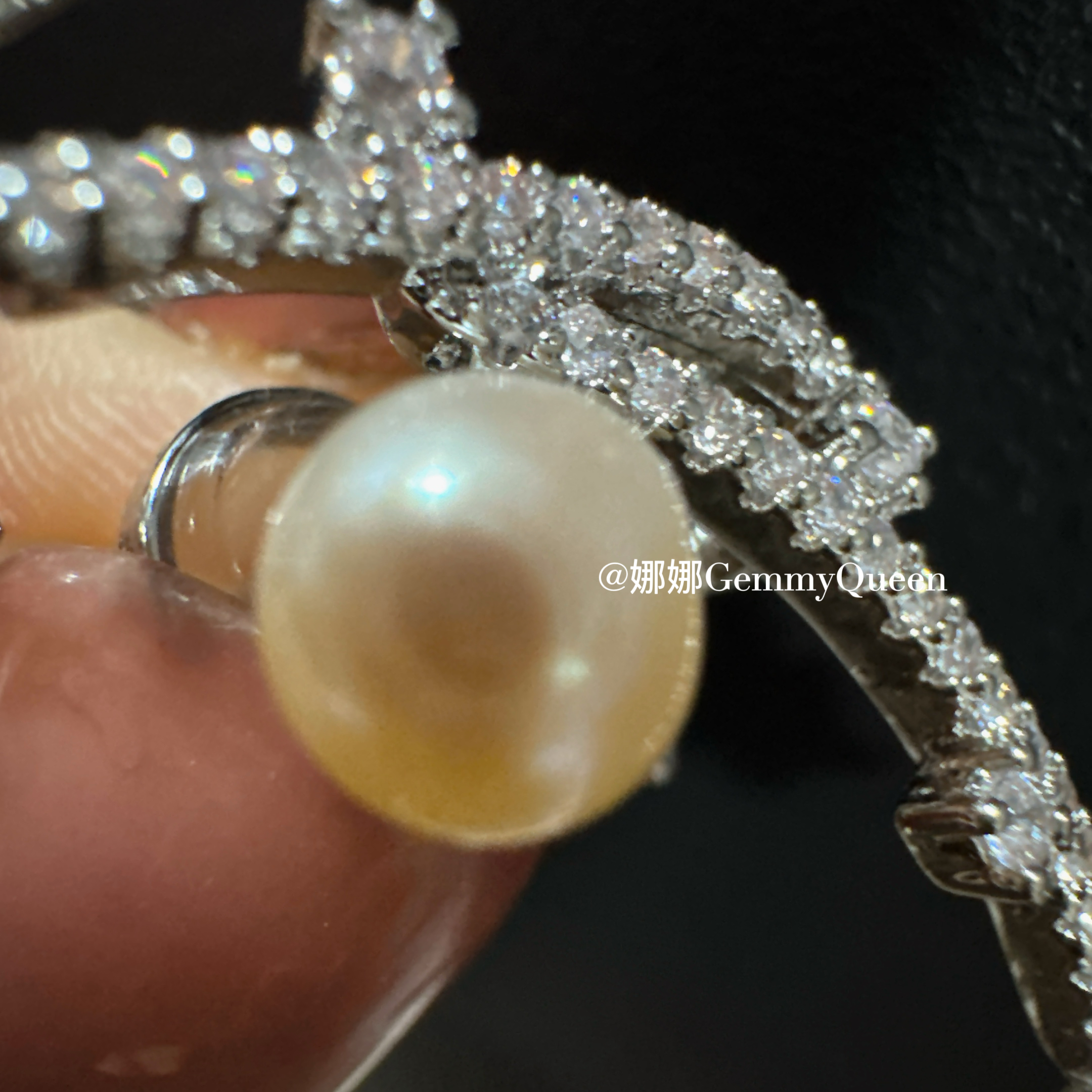 铜合金合成锆石耳饰 娜娜GemmyQueen耳环GQ05376