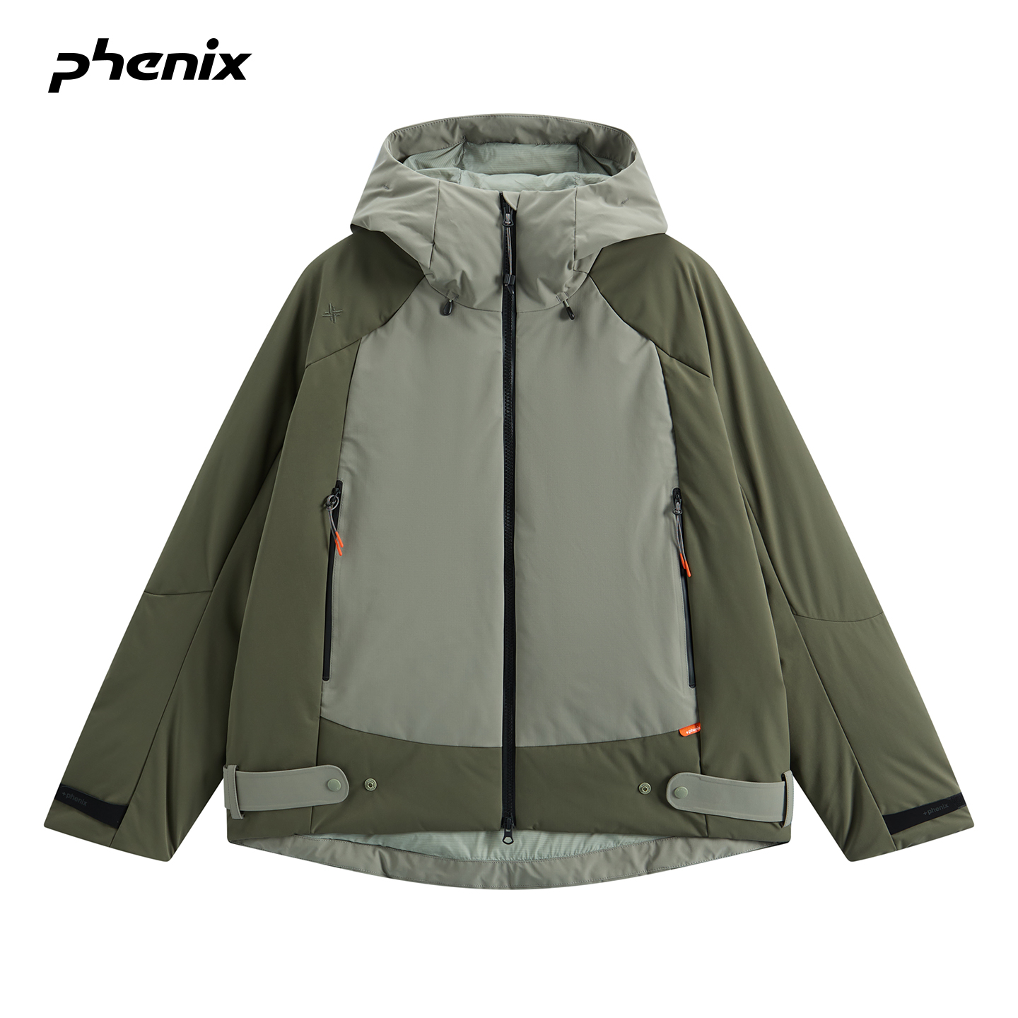 +phenix菲尼克斯户外防风防水鹅绒羽绒服2025秋冬新款撞色外套