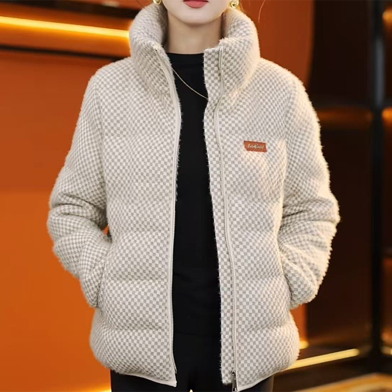 2025年秋冬季新款韩版时尚高级感棉服女小个子洋气休闲百搭外套潮